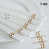 景德镇家用陶瓷筷子健康不发霉环保陶瓷筷子易清洗耐高温防滑