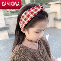 KAMIXIWA韩国格子发带秋冬女宝宝洋气发箍儿童公主拍照头箍女童发饰头饰