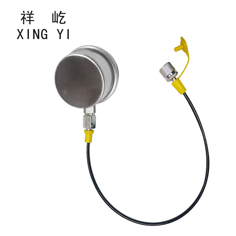 祥屹 不锈钢耐震压力表(含测试软管) YN60BF 块高清大图