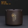 紫砂烟灰缸带盖多功能防风飞尘陶瓷创意个性时尚家用大号客厅摆件