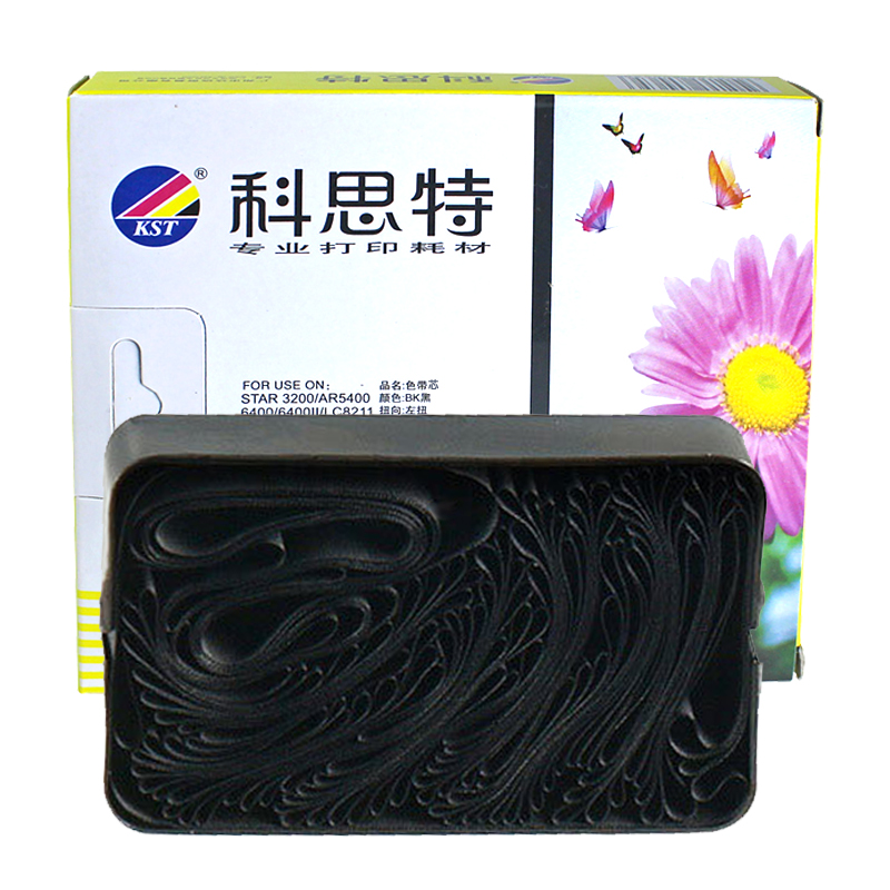 科思特K LC2410/CR3240 色带芯 适用实达AR3200/AR5400/6400/6400KII 黑色 专业版
