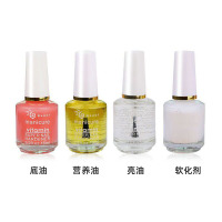 4瓶护甲油 修指甲工具套装旗舰店修手指甲皮工具剪软化剂磨砂条死皮推