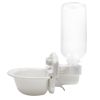 狗饮水器挂式猫咪自动饮水机喂水器宠物饮水器喝水器悬挂式饮水壶 象牙白 悬挂式饮水器