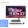 联想(Lenovo)小新27 一体台式机电脑27英寸(锐龙 R5-5625U 16G 512G SSD 摄像头 win11 无线键鼠)黑色