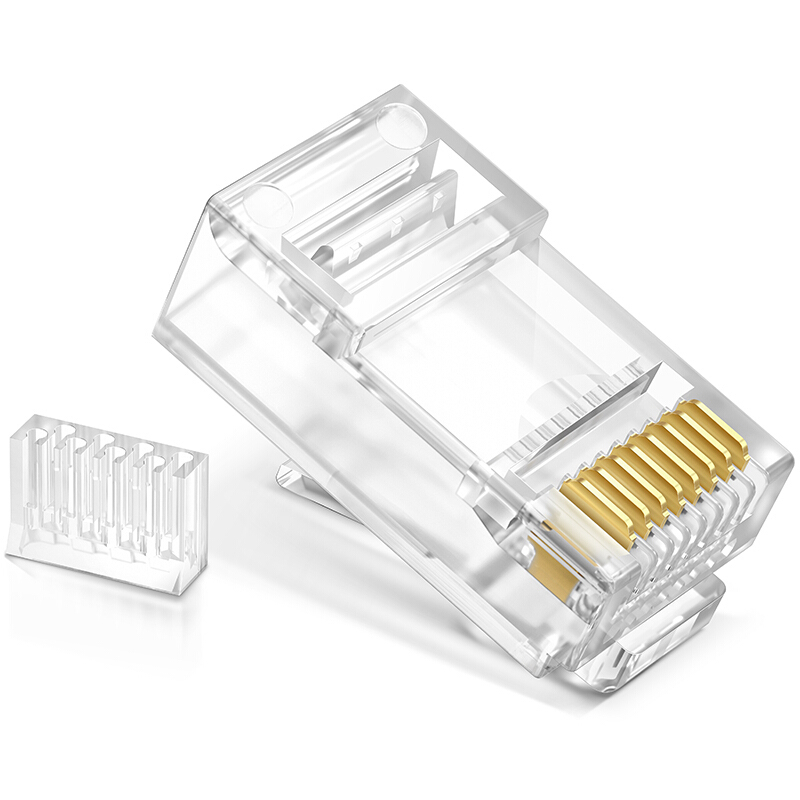 TP-LINK TL-EH602-100 六类非屏蔽网络水晶头 RJ45(100个一包)