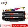 彩格适用惠普ce505a硒鼓 2035 2050 2055X p2035n hp05a 400硒鼓 cf280a硒鼓
