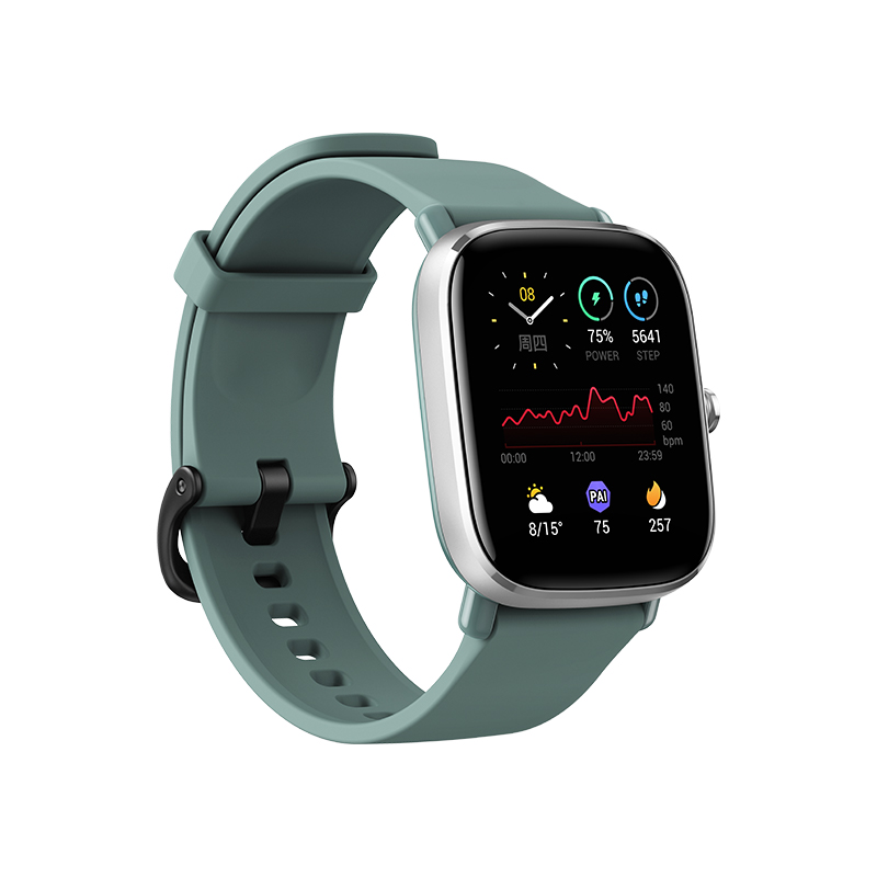 Amazfit GTS 2 mini 深松绿 华米智能手表 运动健康 血氧监测 50米防水 支持NFC高清大图
