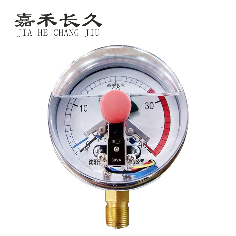 嘉禾长久+抗震耐震电接点压力表检测定制型+YNXC100+块 0-40Mpa