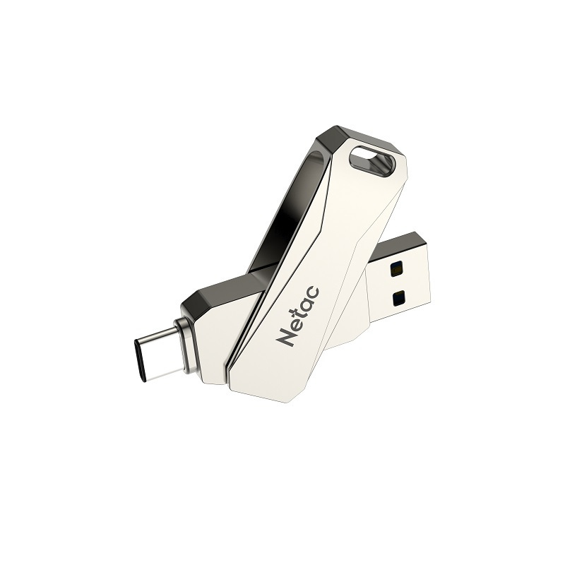 朗科(Netac)U盘128G type-c双接口 高速usb3.0 金属U782C 华为OPPO小米手机电脑两用u盘高清大图