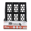 晨光 M&G 蜂窝形三联文件框 ADM95081 257*246*277MM (黑色) 个