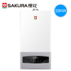 樱花(SAKURA)采暖沐浴两用壁挂炉恒温挂炉家用多重保护供热水节能智控一机多用静音设计L1PB24-22B50T