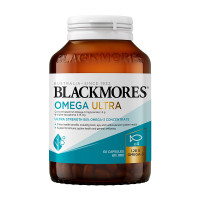 Blackmores 澳佳宝 至臻金萃超浓缩4倍鱼油软胶囊 60粒 1瓶装 含Omega-3维生素E 澳洲进口