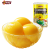 【林家铺子旗舰店】新鲜黄桃水果罐头425g*6罐烘培材料休闲食品