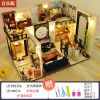 七夕diy小屋别墅手工制作拼装阁楼房子创意生日礼物男女情侣玩具|竹影江南+工具胶水+灯+防尘罩+音乐