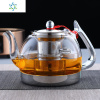 家用玻璃泡茶壶电陶炉煮茶器可高温黑茶普洱茶具套装加厚烧水壶 三维工匠 03款壶1200+铜色电陶炉(送4杯)