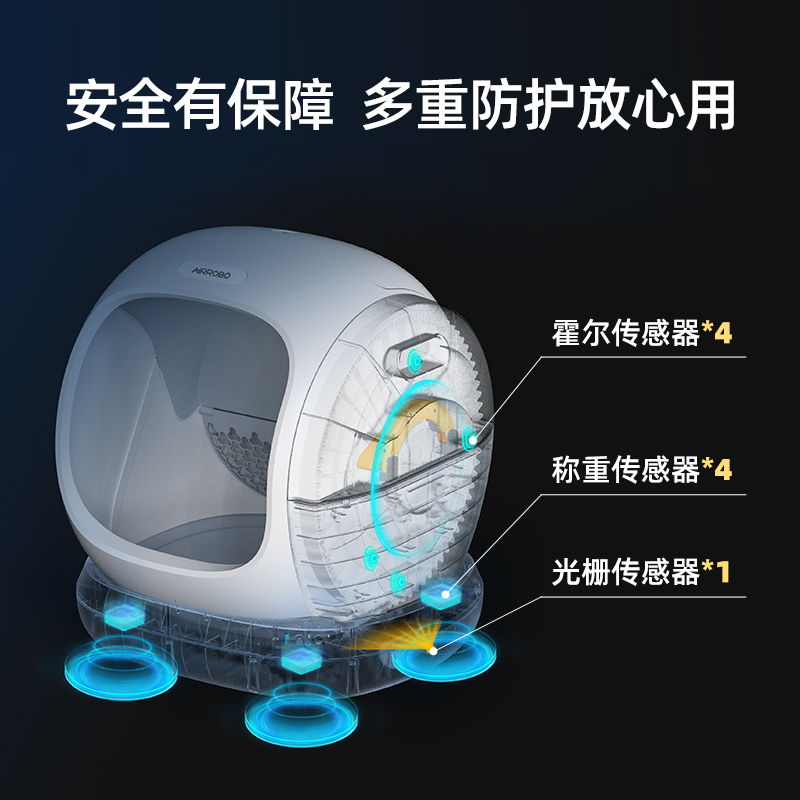 空气萝卜全自动猫砂盆特大号电动智能猫砂盆全封闭自动铲屎防臭C20
