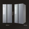 美的(Midea)BCD-553WKGPM 榭湖银 553升门双开门变频大容量超薄90度直角开门净味家用电冰箱