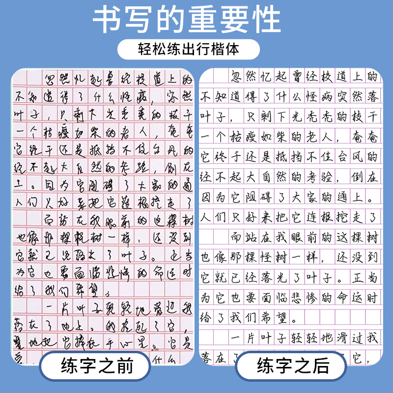 [行楷]申论范文字帖-赠魔法笔套装 [正版]真题范文行楷申论字帖国考省考公务员考试2024省考控笔训练开头结尾热点素材范