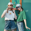 唐狮加菲猫联名夏季新款短袖白色T恤女设计感小众别致小上衣in