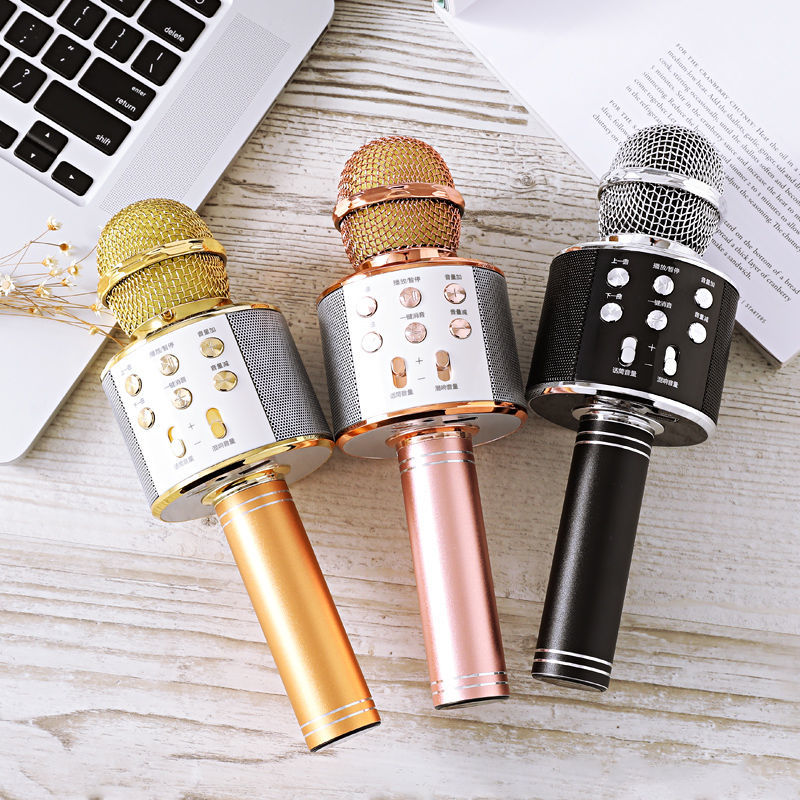 中文全民k歌神器话筒音响一体手机无线蓝牙麦克风ktv