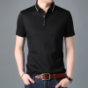 梵克公牛短袖T恤男2021夏季新款青中年翻领时尚休闲男士半袖polo衫上衣
