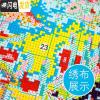 三维工匠2019新款印花十字绣线绣三联画发财鹿客厅卧室大幅简约现代满绣画 [中格三股绣][205*102厘米满绣丝线]