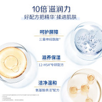 多芬绵密泡沫泡泡沐浴露 深层营润滋润持久留香(包装随机) 清甜奶香400g+桂花400g
