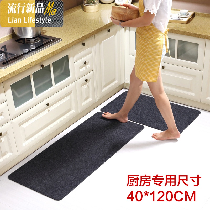 超薄地垫不卡2mm家用入户垫进蹭土免洗厨房踩脚垫定制地毯 三维工匠高清大图