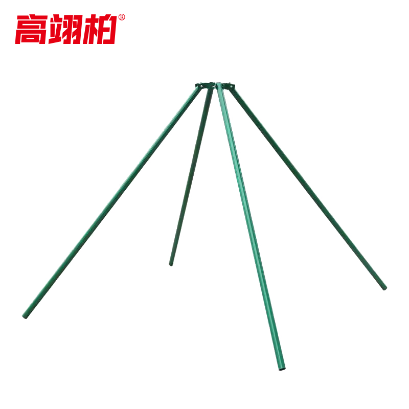 高翊柏 57020008 树木支撑架 绿色40管 3米长 1.2壁厚 四根+抱箍