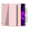 ipadair4保护套10.9寸带笔槽2021新款pro11苹果pro12.9平板电脑壳 婴儿粉[送软件] 2020款A
