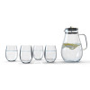 果兹(GUOZI) 泉心泉意·水叮咚壶具套装GZ-L02 壶1800ml+杯320ml*4