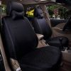 长安悦翔V3v5CX20奔奔迷你金刚自由舰熊猫四季汽车座套坐垫座 针织全黑 前排2座