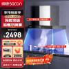 帅康(sacon)T8011+LB850B1烟灶套餐抽油烟机欧式23立方大吸力顶吸式抽烟机燃气灶吸油烟机灶具套装天然气