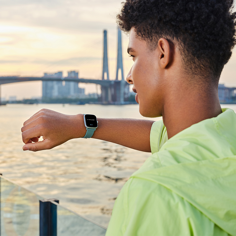 Amazfit GTS 2 mini 深松绿 华米智能手表 运动健康 血氧监测 50米防水 支持NFC高清大图