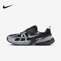 Nike耐克女鞋V2K RUN黑灰复古厚底老爹鞋机能跑步鞋FD0736-005