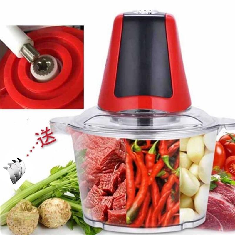 2l3l5l电动绞肉机家用肉沫机碎肉搅拌机打肉绞辣椒搅蒜绞馅机T5|双速三升+4刀片
