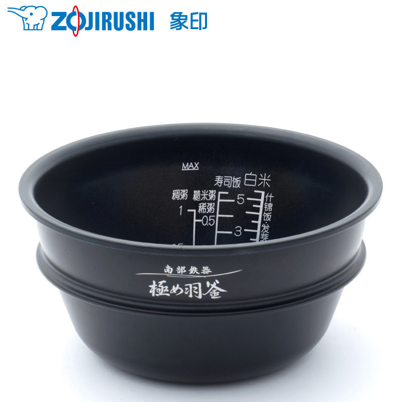 象印(ZO JIRUSHI)电饭煲NP-STH10C 南部铁器 日本原装进口羽釜七段压力IH电磁加热电饭煲高贵黑 3L