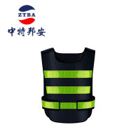 中特邦安 应急救援车用交通反光背心汽车年审治安施工安全防护衣服 菱形网布-藏青色