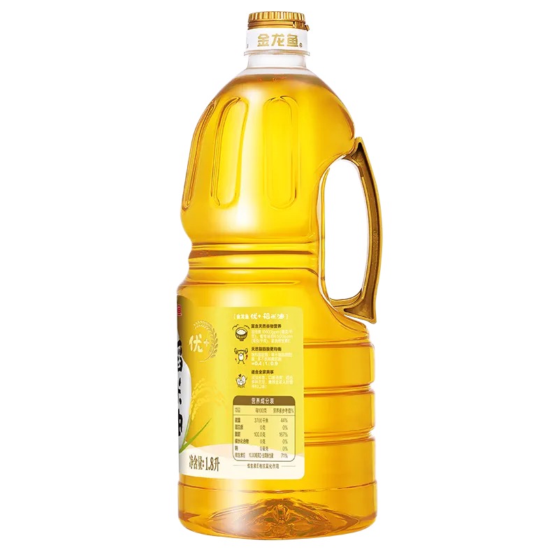 金龙鱼精萃稻米油1.8L 植物油食用油小瓶装高清大图