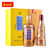 【酒仙网】密鉴（艺术金）500ml 五粮液股份有限公司出品+53°钓鱼台V20 500ml 白酒 礼盒 白酒