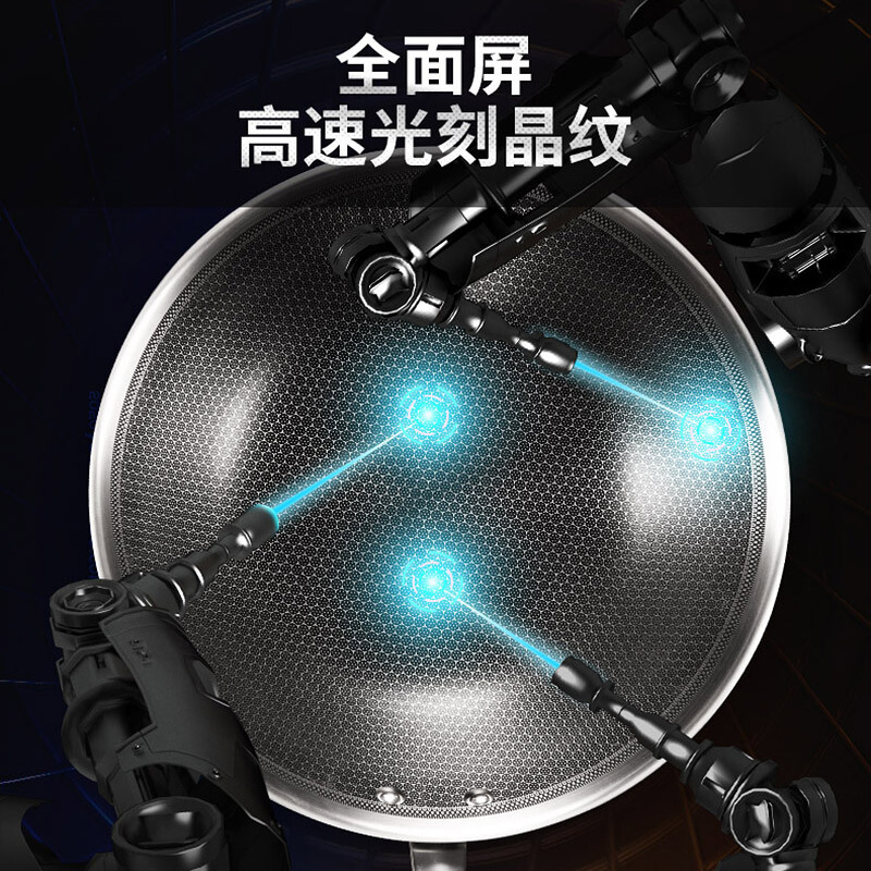 爱仕达炒锅不粘锅304不锈钢锅健康不粘炒菜锅电磁炉炒锅不粘锅铁铲翻炒少油烟锅盖可立
