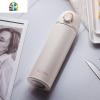 保温杯男女士316不锈钢水杯子 学生韩版文艺简约便携泡茶杯 FENGHOU 英伦白