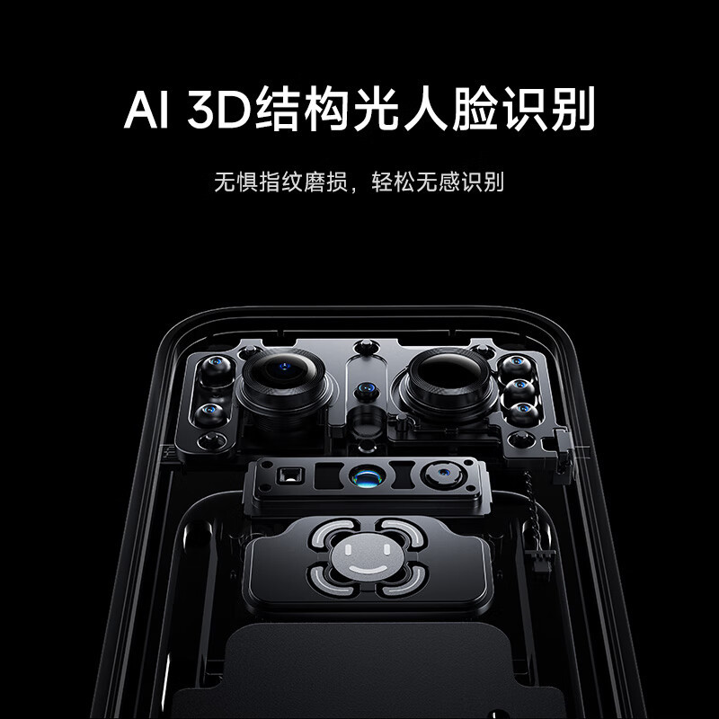 小米(MI)智能门锁2 人脸识别版 米家指纹锁推拉式电子锁3D人脸识别可视猫眼大屏全自动门锁办公家用密码锁防盗门集成门铃