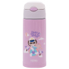 膳魔师(THERMOS)孕婴童保温杯FFG-603WF 粉紫色儿童吸管杯带杯套双盖大容量儿童水杯多功能保温壶 600ML