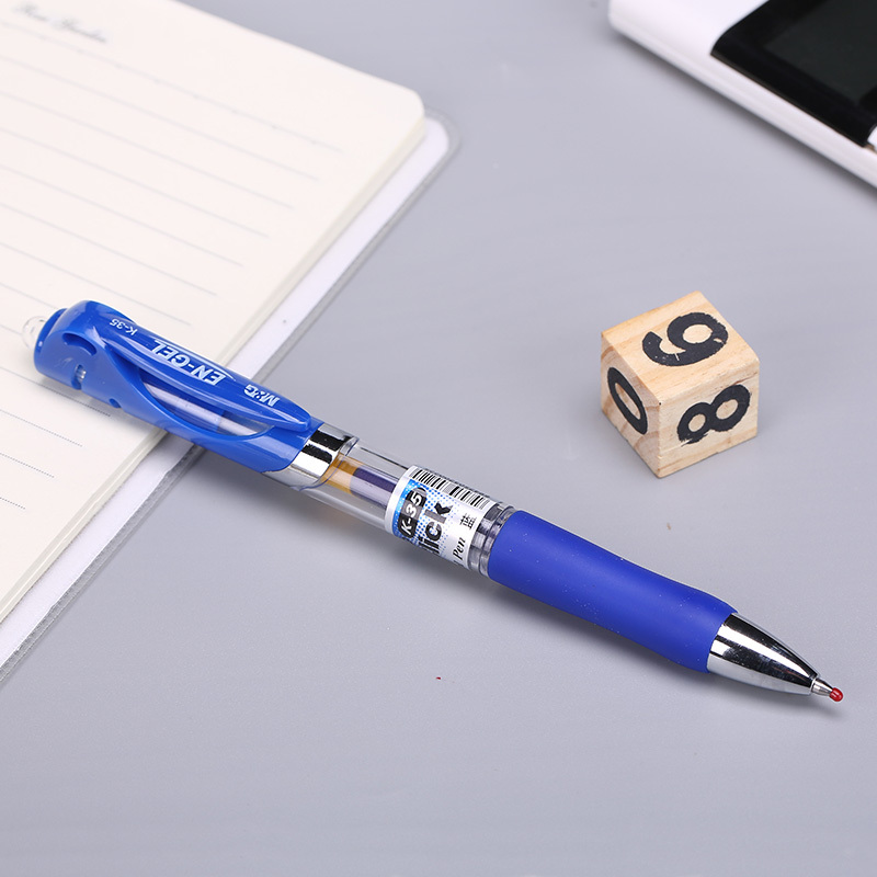 晨光(M&G)K35 经典按动子弹头中性笔 签字笔办公水笔 0.5mm 蓝色 12支/盒 5盒装