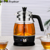 荣事达Royalstar养生壶煮茶器煮茶壶电水壶热水壶烧水壶电热水壶迷你玻璃花茶壶黑茶RS-CH1001煮茶器