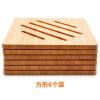 楠竹隔热垫菜盘子垫碗垫砂锅垫餐桌垫防烫垫杯子垫热水壶垫子|16.5cm楠竹6方