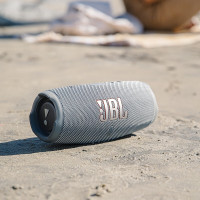 JBL Charge3 音乐冲击波3 蓝牙小音箱 音响 低音炮 移动充电 防水设计 支持多台串联 便携迷你音响 格调灰
