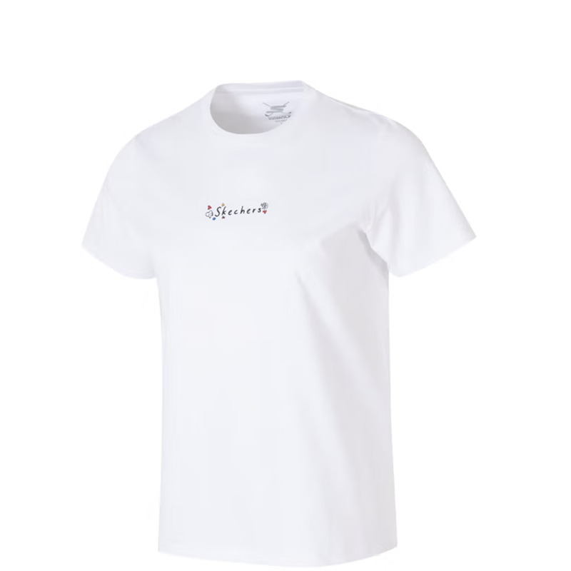 斯凯奇 女装透气白色短袖 P225W304-0019L 件