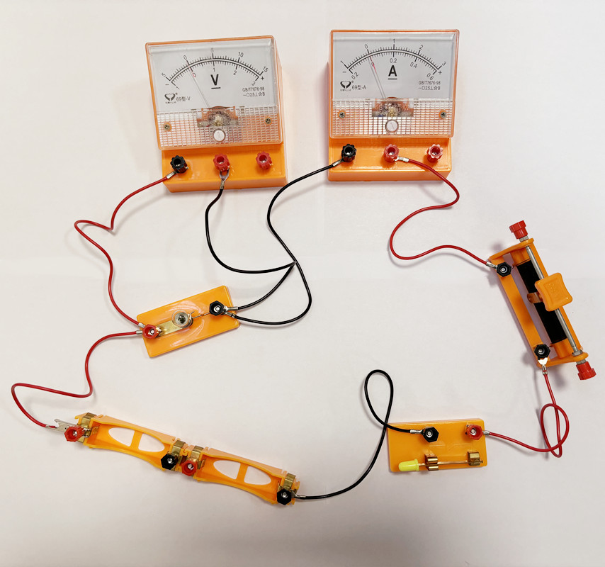 各种电路测量小灯泡的电功率 初中物理学实验器材